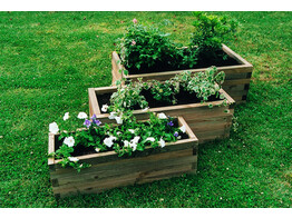 50283 RECTAN BLOEMBAK H 25 CM X 90 CM X 40 CM
