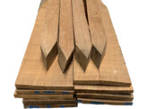 Azobe paaltje met punt 40 x 40 x 1000 mm