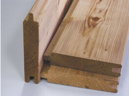 13234 TAND EN GROEF PLANK 34 X 145 MM X 2.00 M GEIMPR