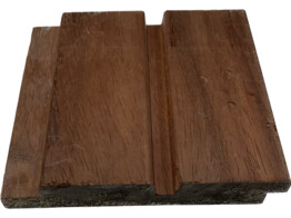Padouk schroot mussenbek 15 x 120 x 4050 mm