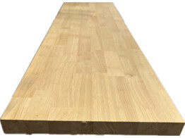 Gelamelleerd paneel rubberwood 18 x 1100 x 4500 mm
